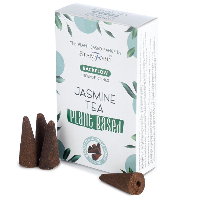 Pflanzliche Backflow Räucherkegel Jasmintee von Stamford Inc.