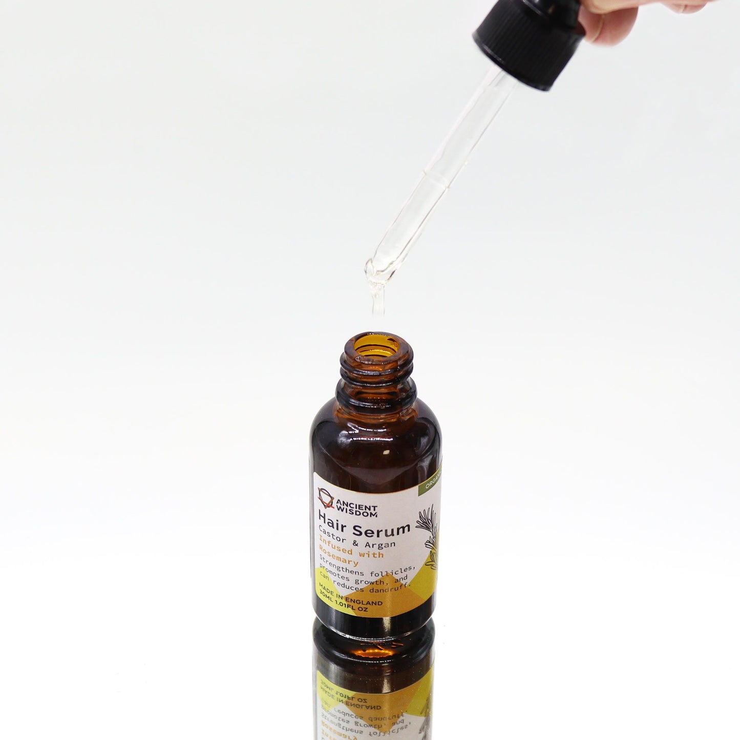 Bio-Rosmarin Haarserum mit Pipette, 30ml.