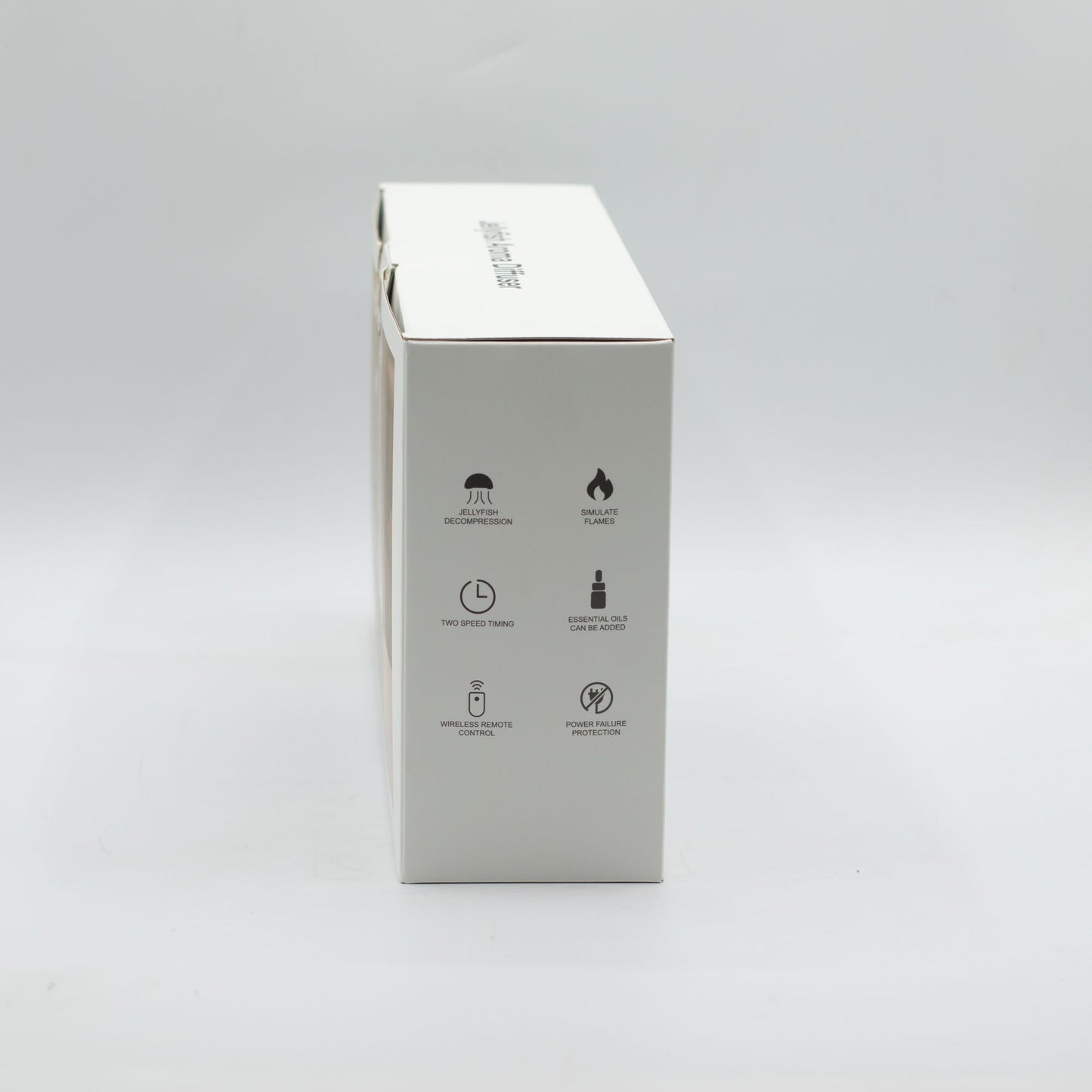 Ship model aroma diffuser with jellyfish decompression, simulated flames, and remote control.