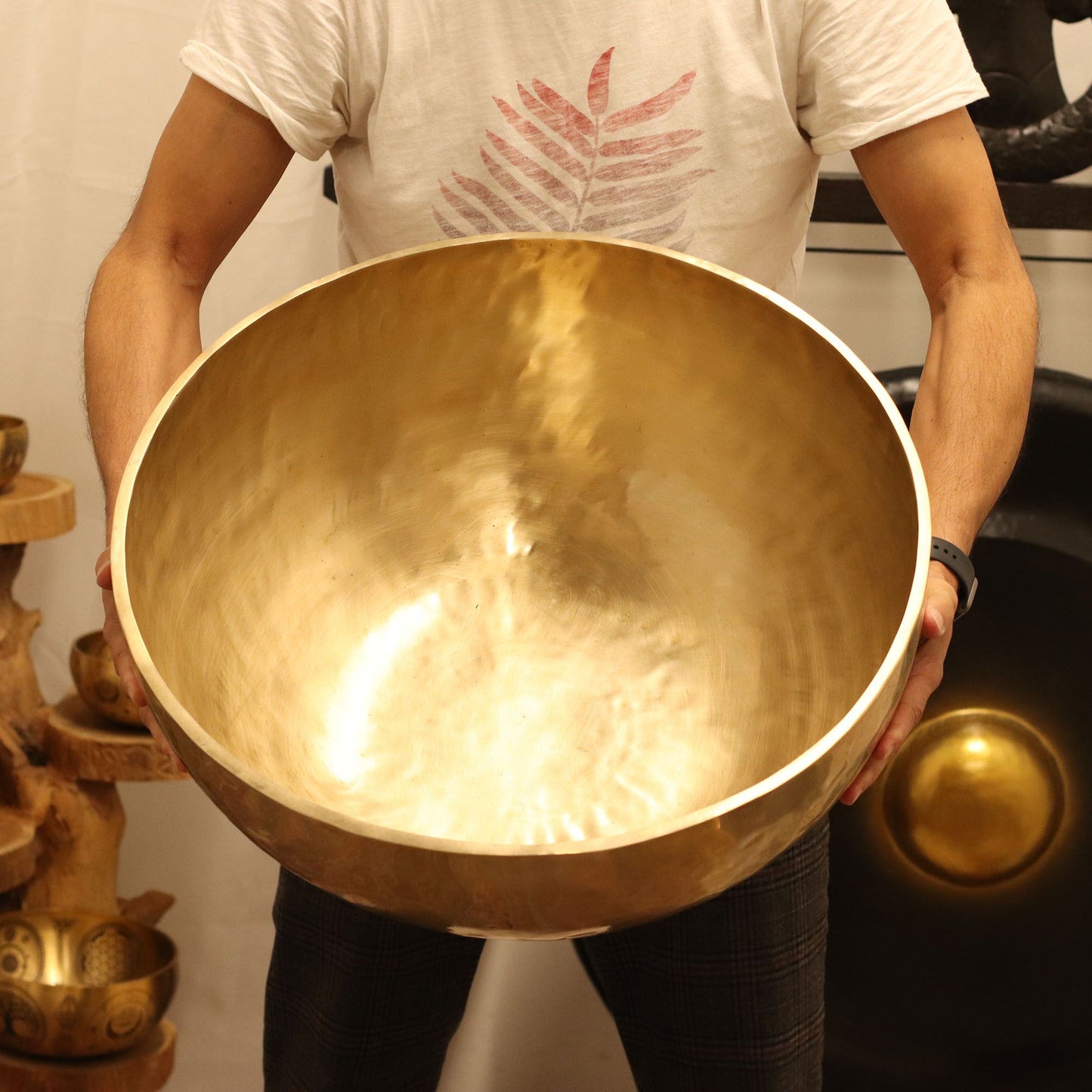 Riesige Fuß-Klangschale – 50x20cm (10,7kg)