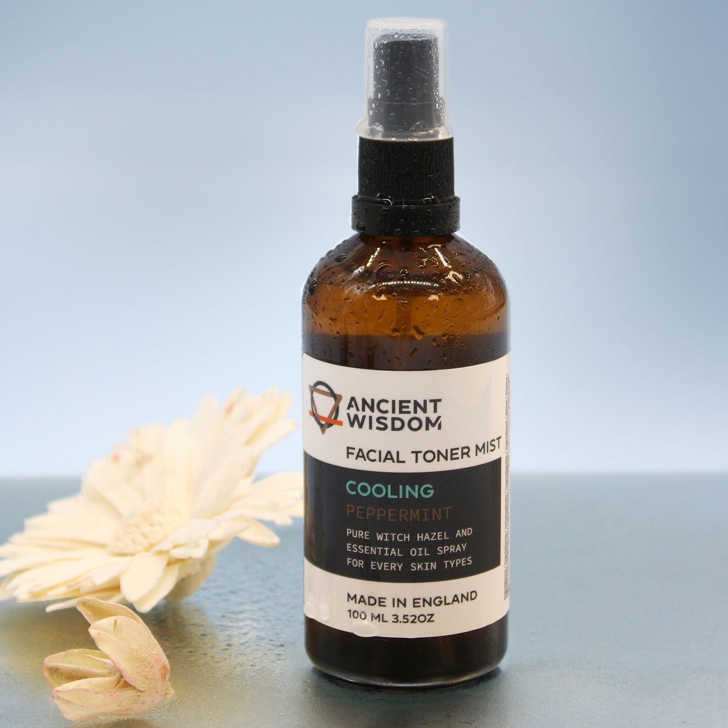 Gesichtstoner mit Hamamelis und Pfefferminz, kühlend, 100ml