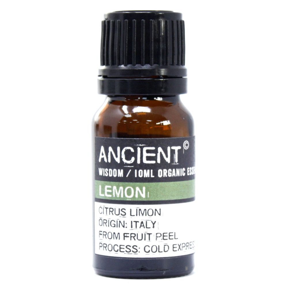 Eine 10ml Flasche Bio-Zitronenöl aus Italien.