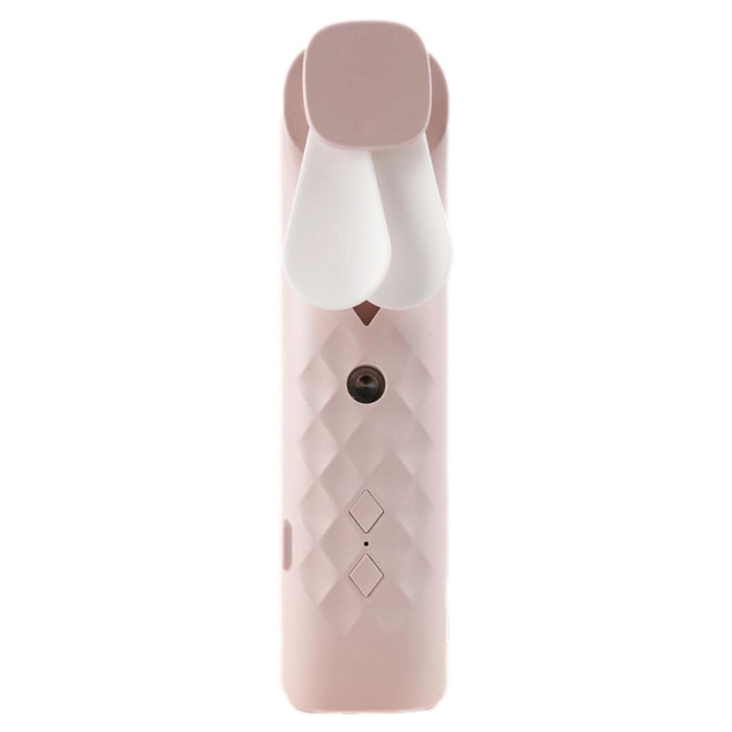 Pink nano mist face fan and spray with bunny ear accents.