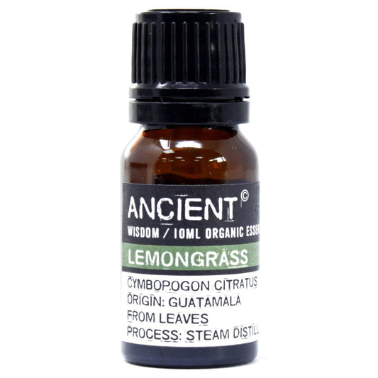 Eine Flasche Lemongrass Bio 10ml ätherisches Öl.