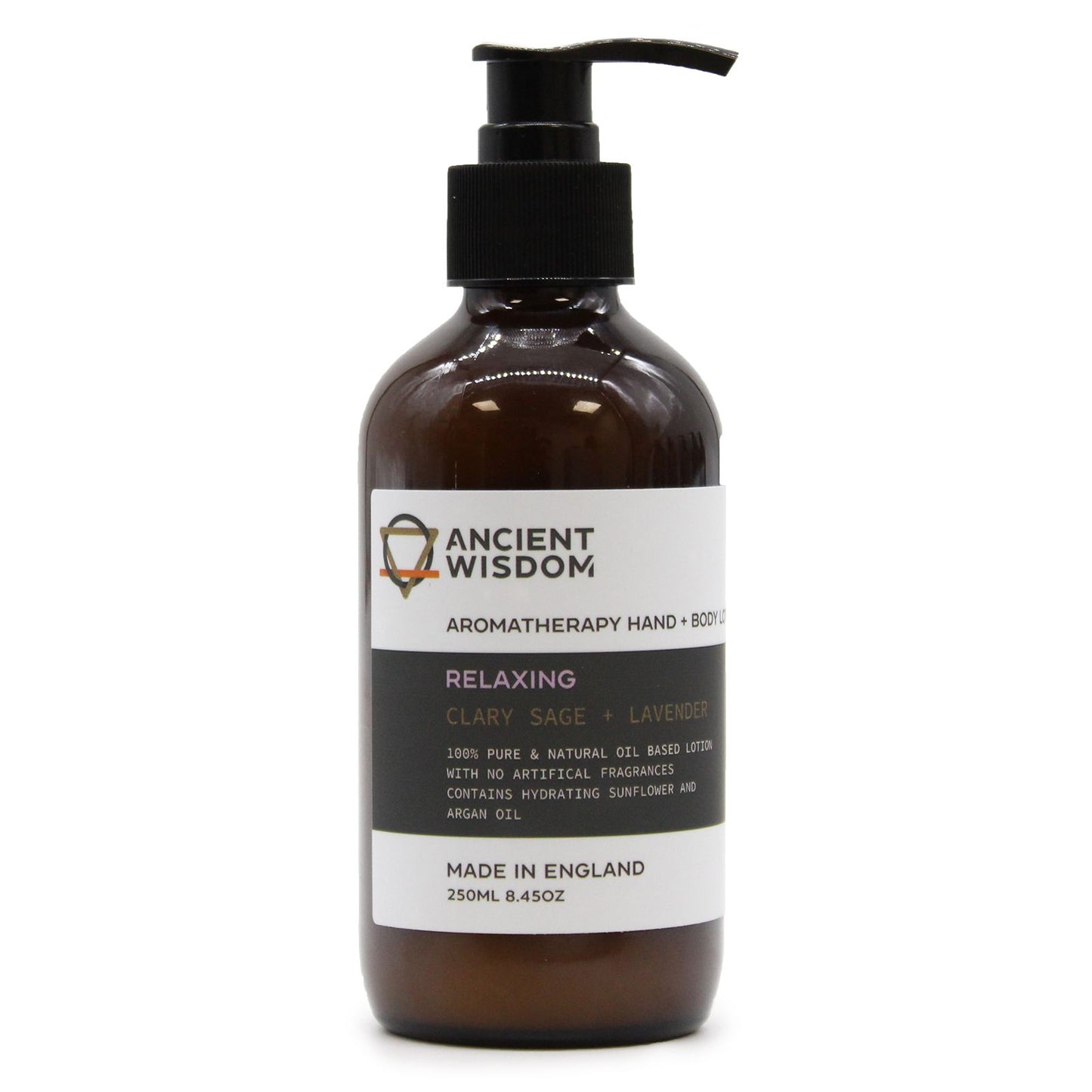 Natürliche Hand- & Körperlotion mit Muskatellersalbei und Lavendel.