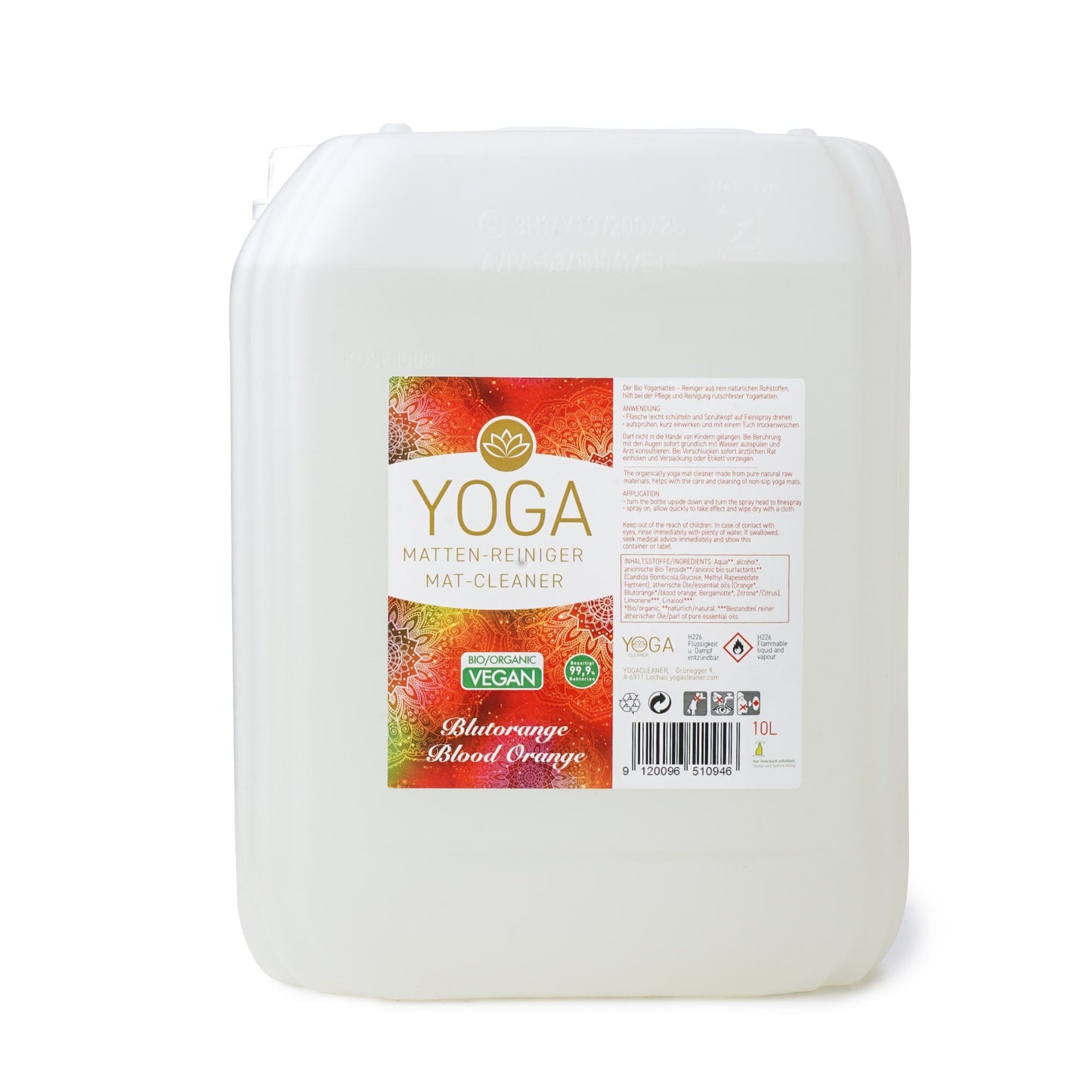 bio-zertifizierter-yogamattenreiniger-blutorange-10-l-816331 - Flow of Passion