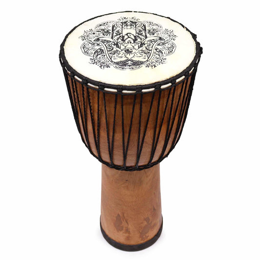 Djembe aus Suar - Holz und Ziegenhaut 50cm - Flow of Passion