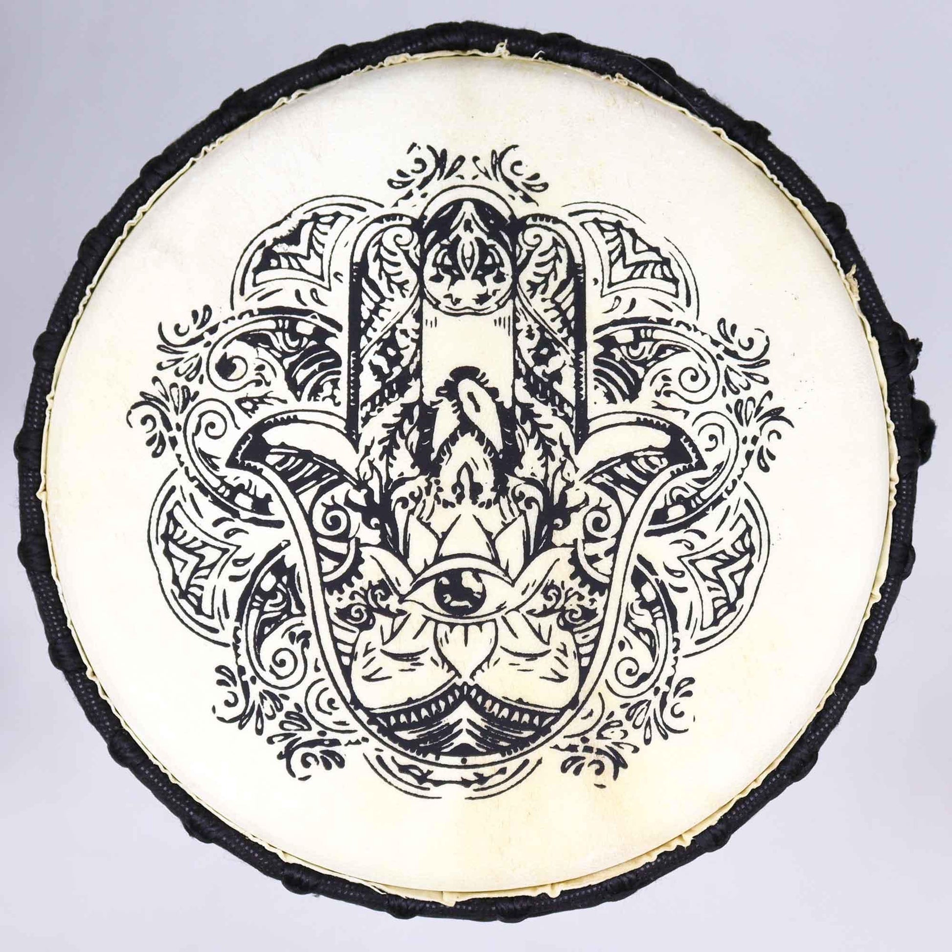 Djembe aus Suar - Holz und Ziegenhaut 50cm - Flow of Passion