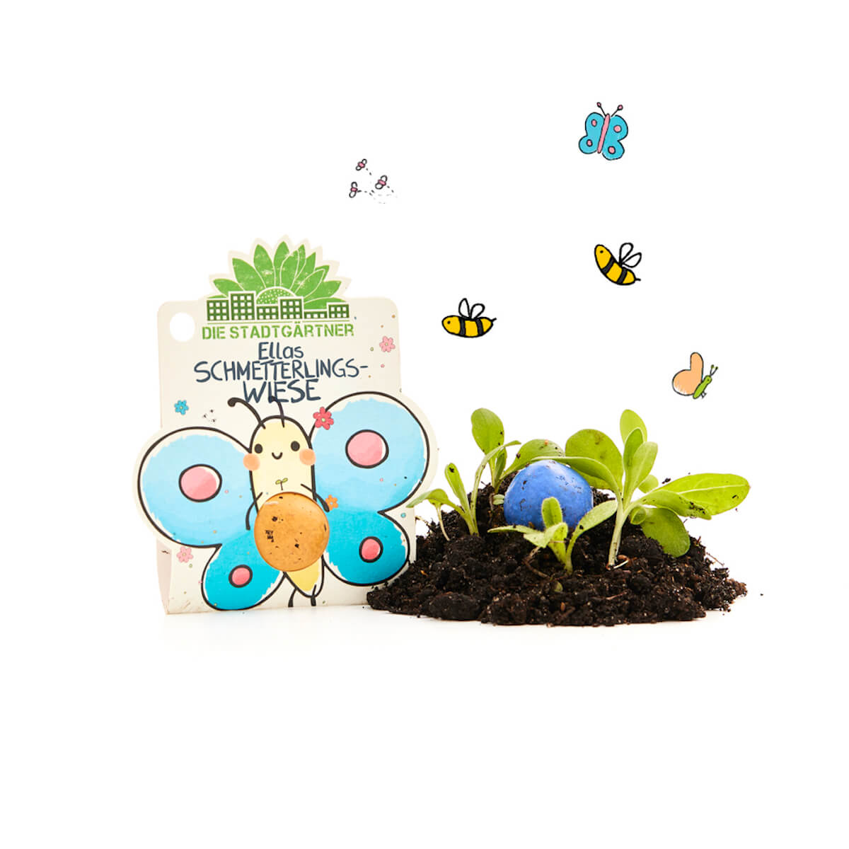 1 Blumenmurmel "Ellas Schmetterlingswiese"