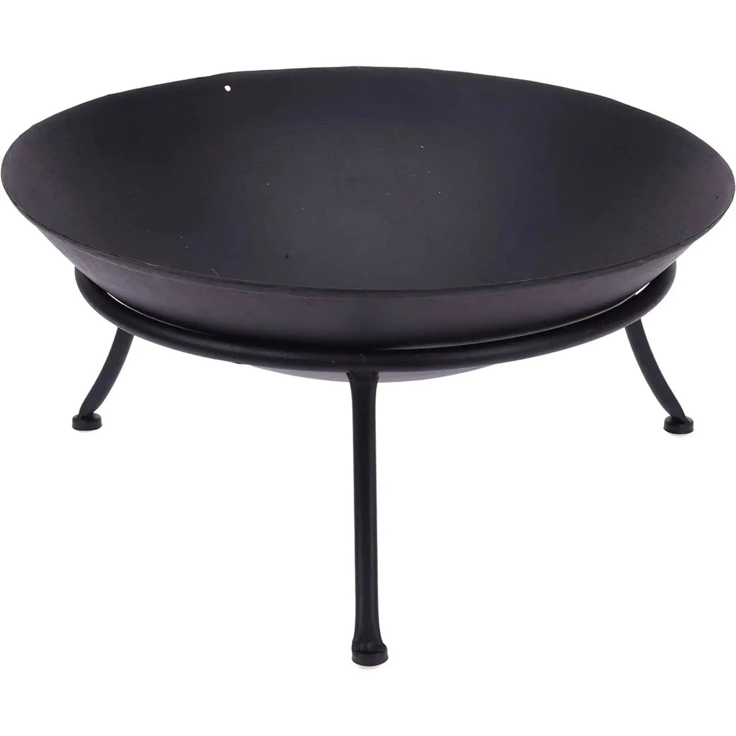 Feuerschale Ø 47 cm Feuerkorb Eisen Metall schwarz Schale Feuer Feuerstelle