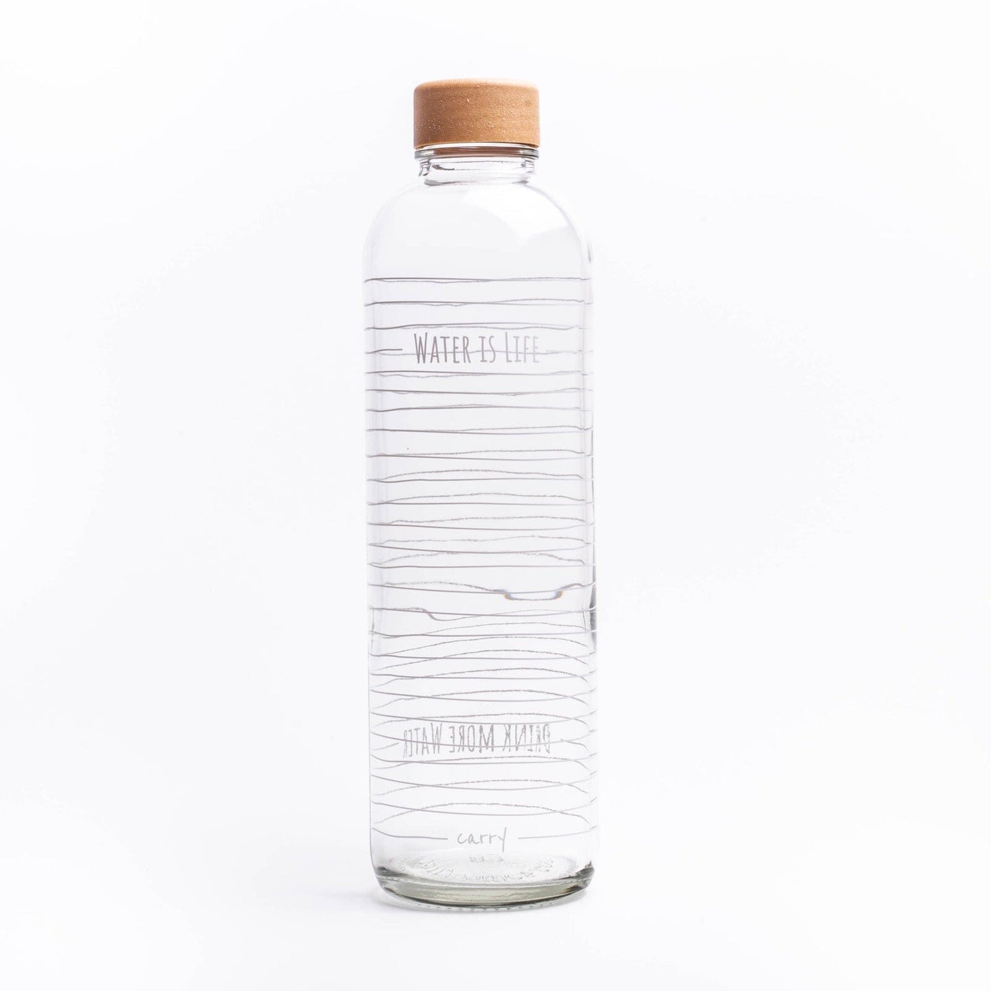 glastrinkflasche-carry-durchsichtig-10-l-water-is-life-441960 - Flow of Passion