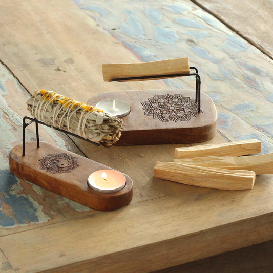 Halter für Palo Santohölzer und Smudge Sticks - Flow of Passion
