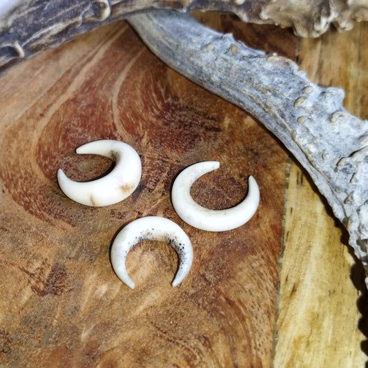 Handgeschnitzte Septumpiercings aus Hirschgeweih - Flow of Passion
