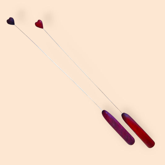 Handgeschnitzter Tensor/Einhandrute aus deinem Seelenholz inkl. Channeling - Flow of Passion