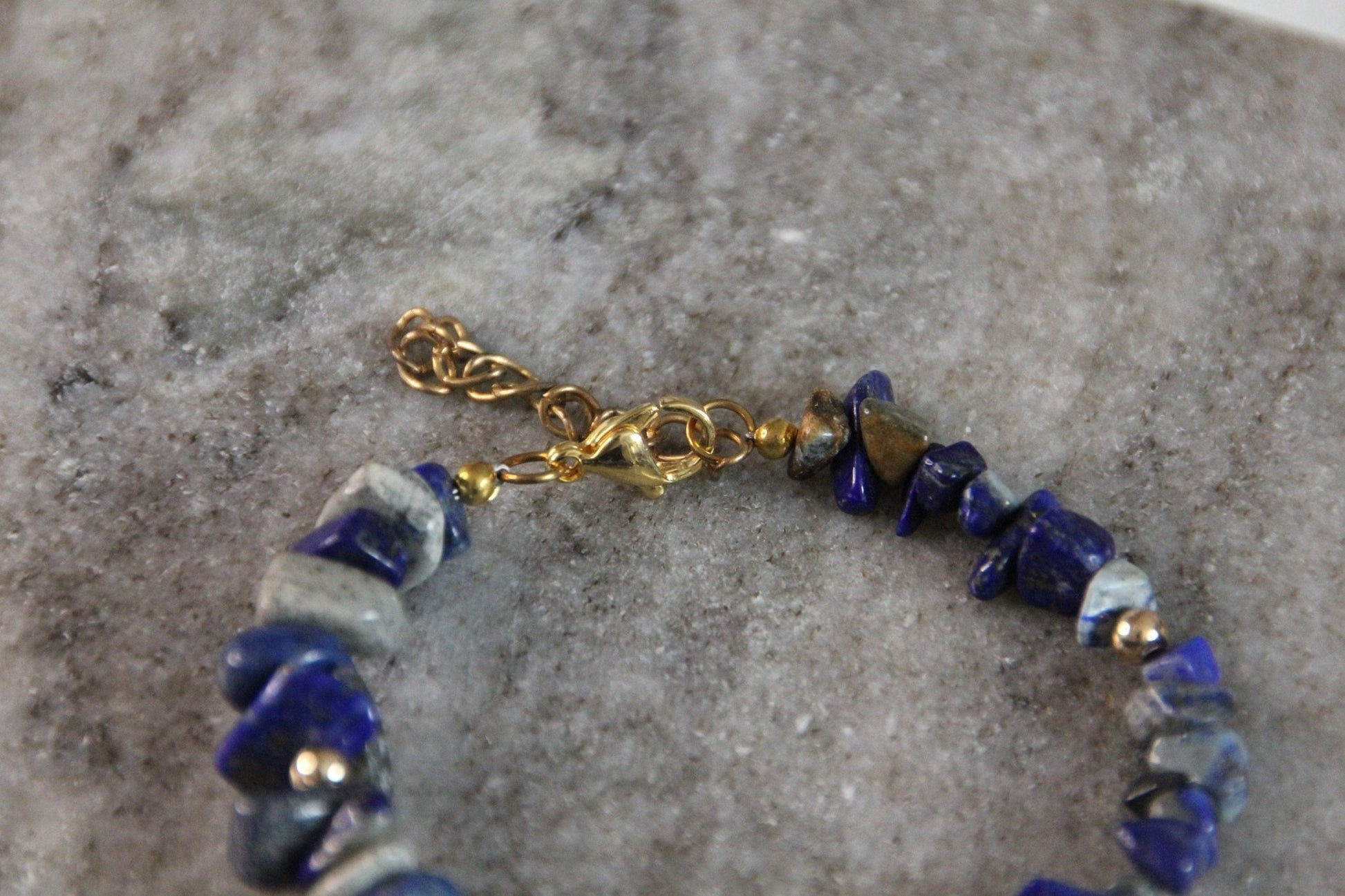 Heilsteinarmband Lapislazuli - Flow of Passion
