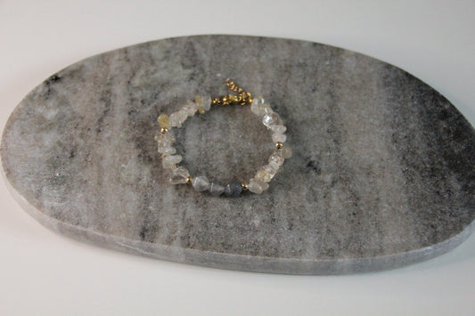 Heilsteinarmband Rutilquartz - Flow of Passion