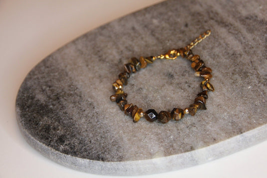 Heilsteinarmband Tigerauge - Flow of Passion