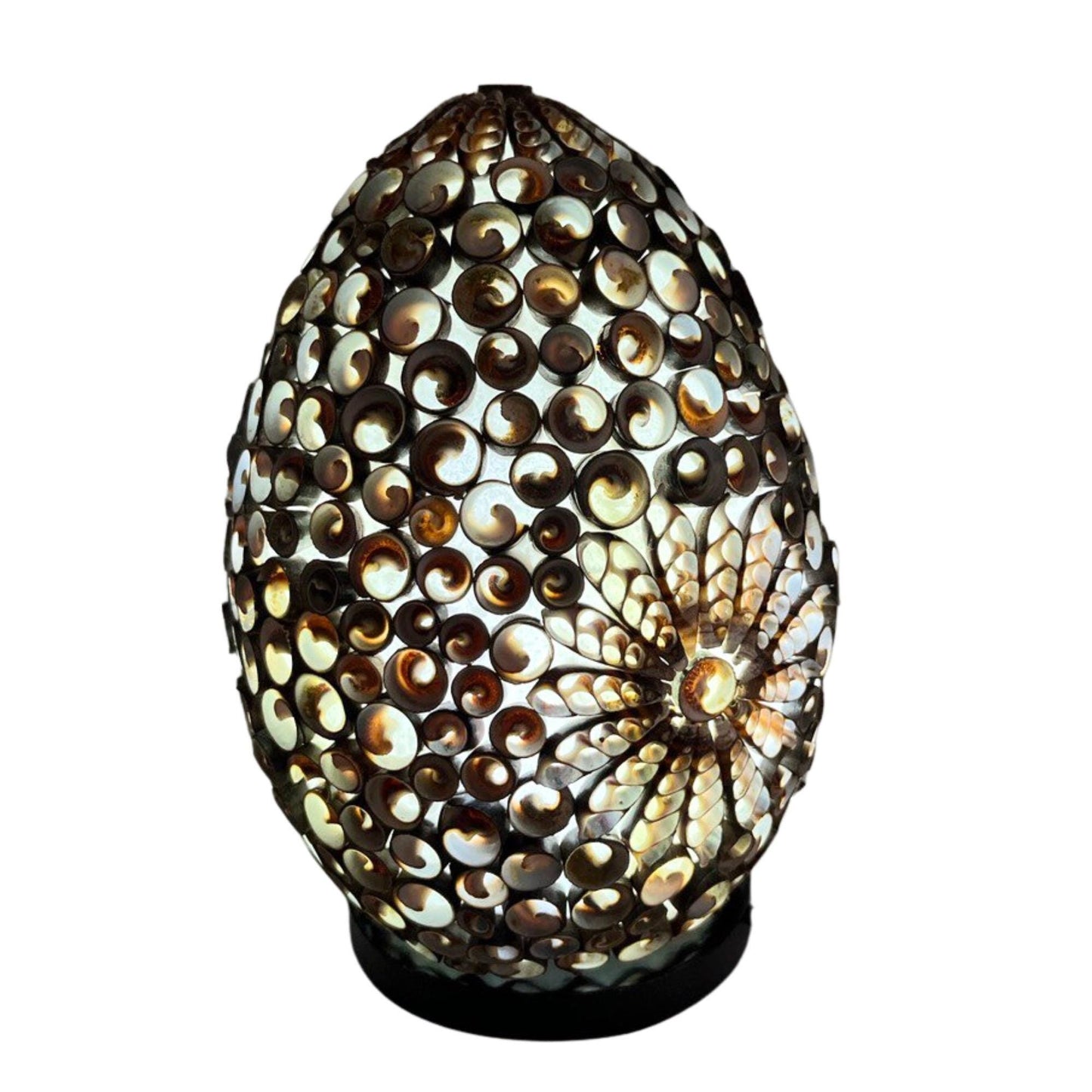 Boho Muschellampe oval 15cm & 20cm