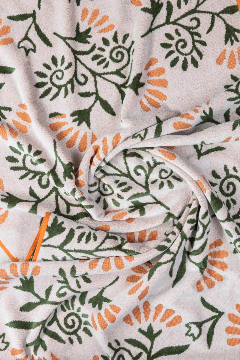 Badetuch FLORAL aus Bio-Baumwolle – weich, saugstark & GOTS-zertifiziert | Tranquillo