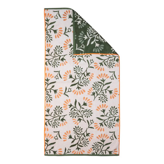 Badetuch FLORAL aus Bio-Baumwolle – weich, saugstark & GOTS-zertifiziert | Tranquillo
