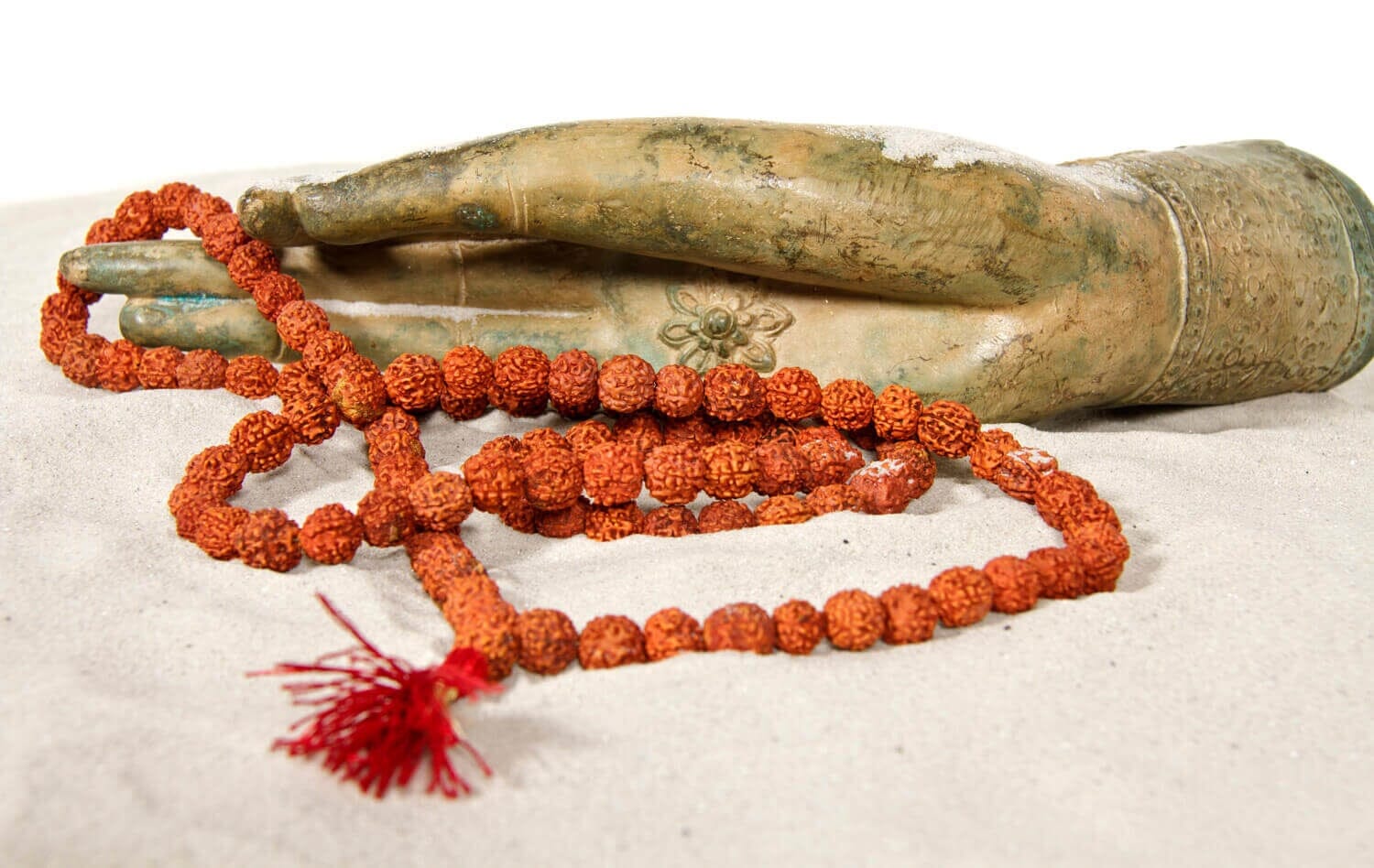 mala-rudraksha-roter-quaste-108-perlen-10-mm-189272 - Flow of Passion