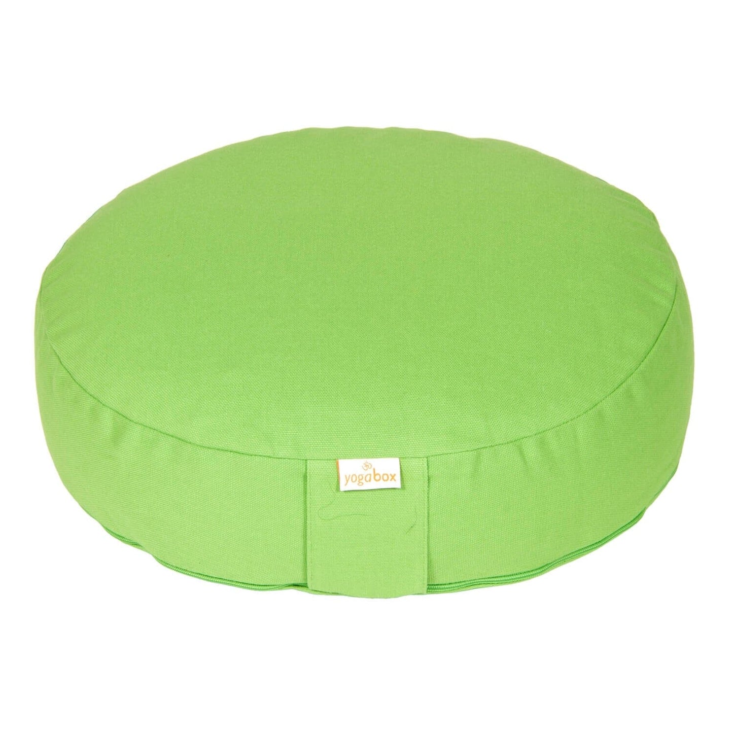 meditationskissen-basic-extra-flach-apfelgrun-buchweizenschalen-35-x-35-x-8-cm-122674 - Flow of Passion