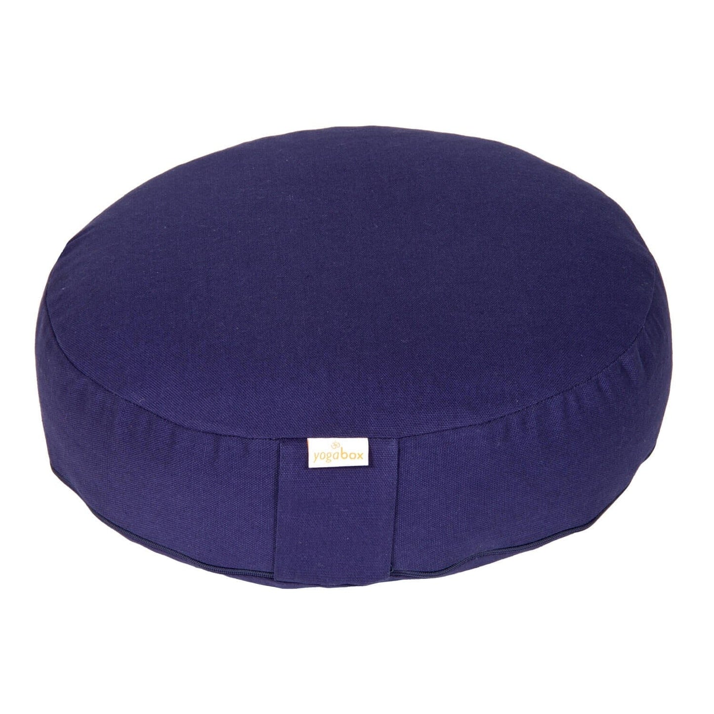 meditationskissen-basic-extra-flach-dunkelblau-buchweizenschalen-35-x-35-x-8-cm-635450 - Flow of Passion