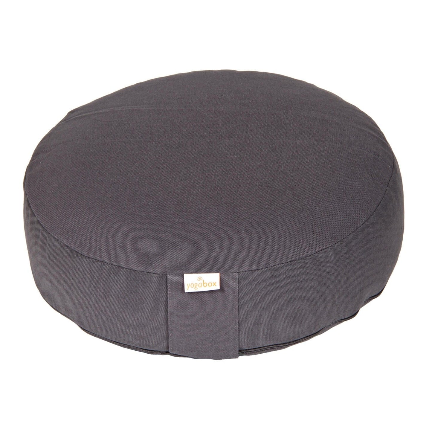 meditationskissen-basic-extra-flach-grau-buchweizenschalen-35-x-35-x-8-cm-564600 - Flow of Passion