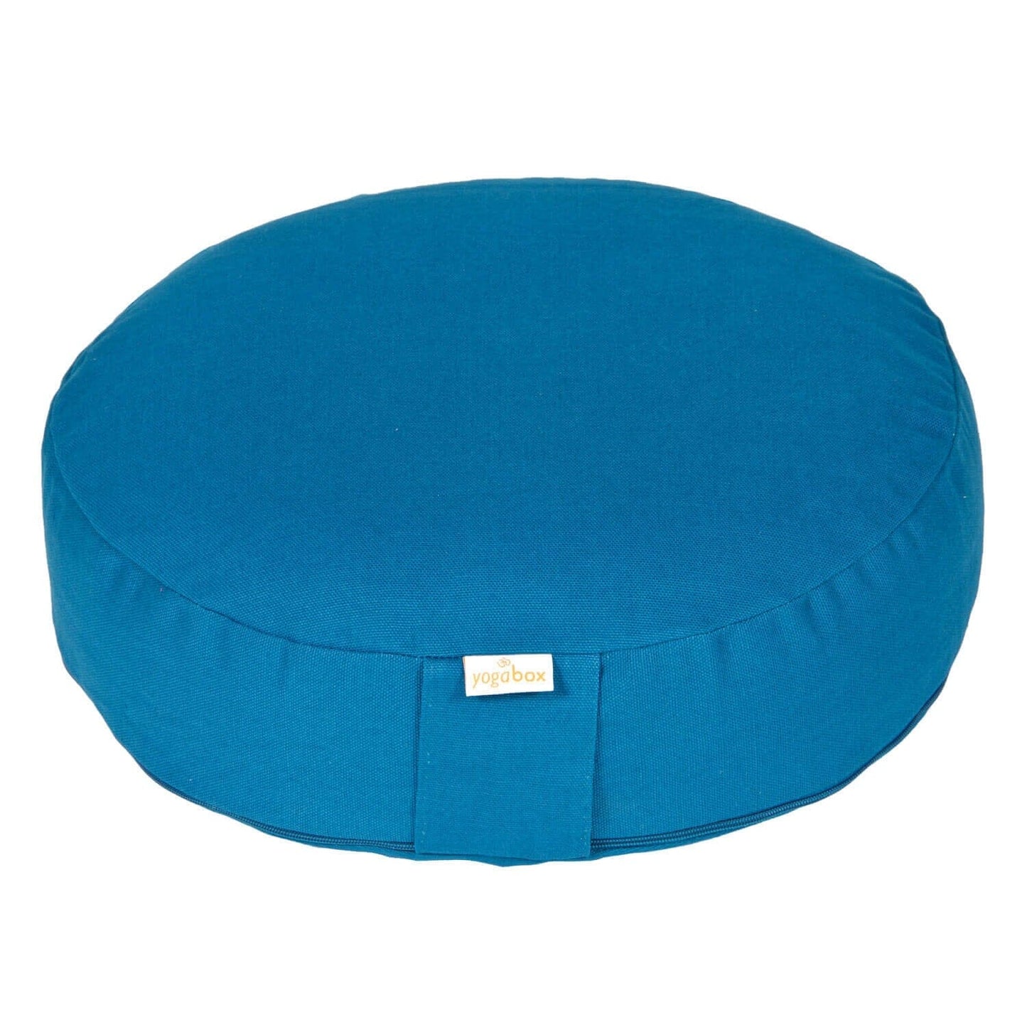 meditationskissen-basic-extra-flach-petrol-buchweizenschalen-35-x-35-x-8-cm-134223 - Flow of Passion