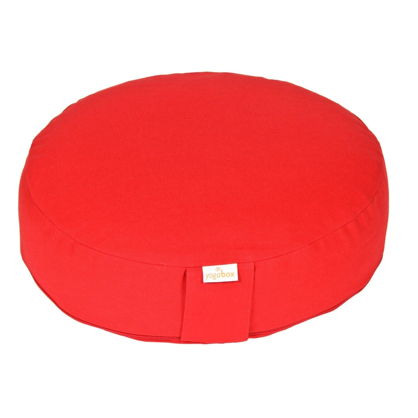 meditationskissen-basic-extra-flach-rot-buchweizenschalen-35-x-35-x-8-cm-820280 - Flow of Passion