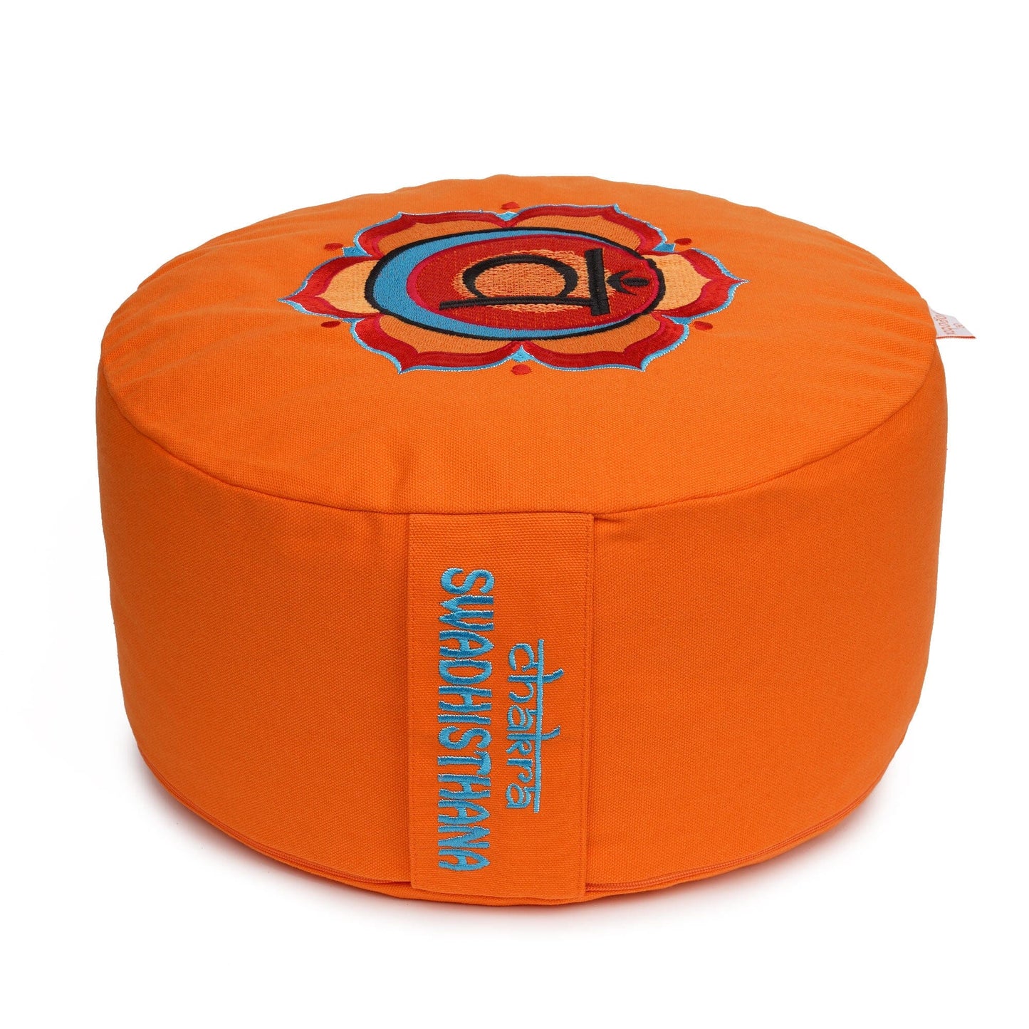 meditationskissen-gluckssitzr-chakra-orange-symbol-chakra-sakral-chakra-swadhisthana-buchweizenschalen-33-x-33-x-15-cm-656844 - Flow of Passion