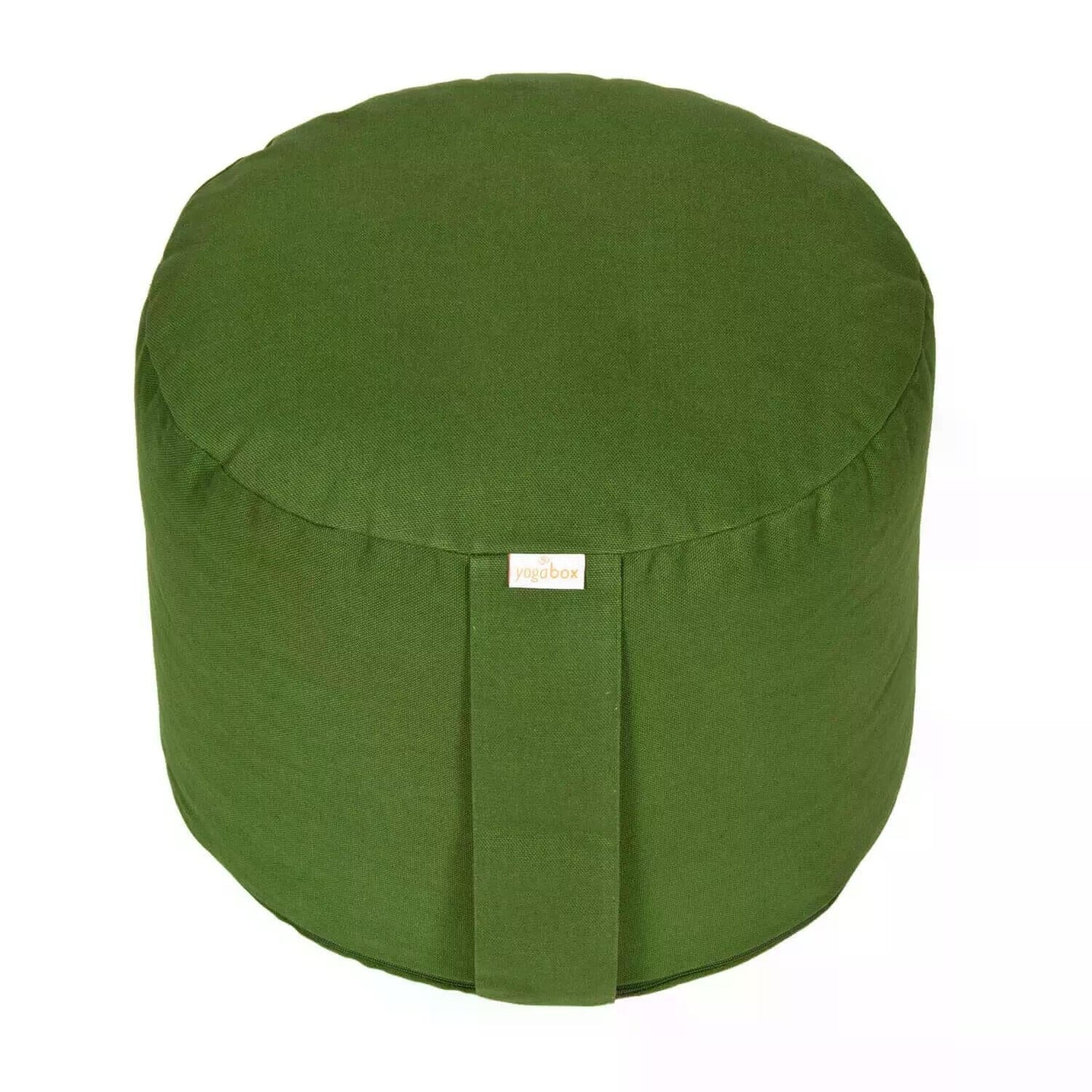 meditationskissen-rondo-big-basic-olive-buchweizenschalen-35-x-35-x-25-cm-131792 - Flow of Passion