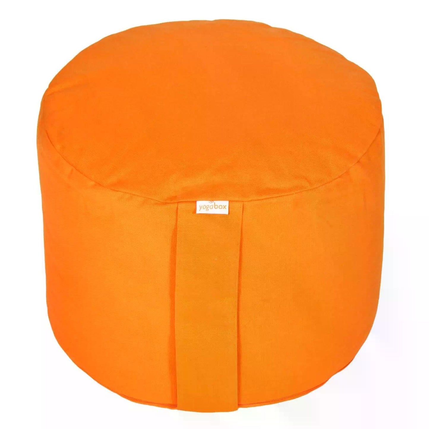 meditationskissen-rondo-big-basic-orange-buchweizenschalen-35-x-35-x-25-cm-634516 - Flow of Passion