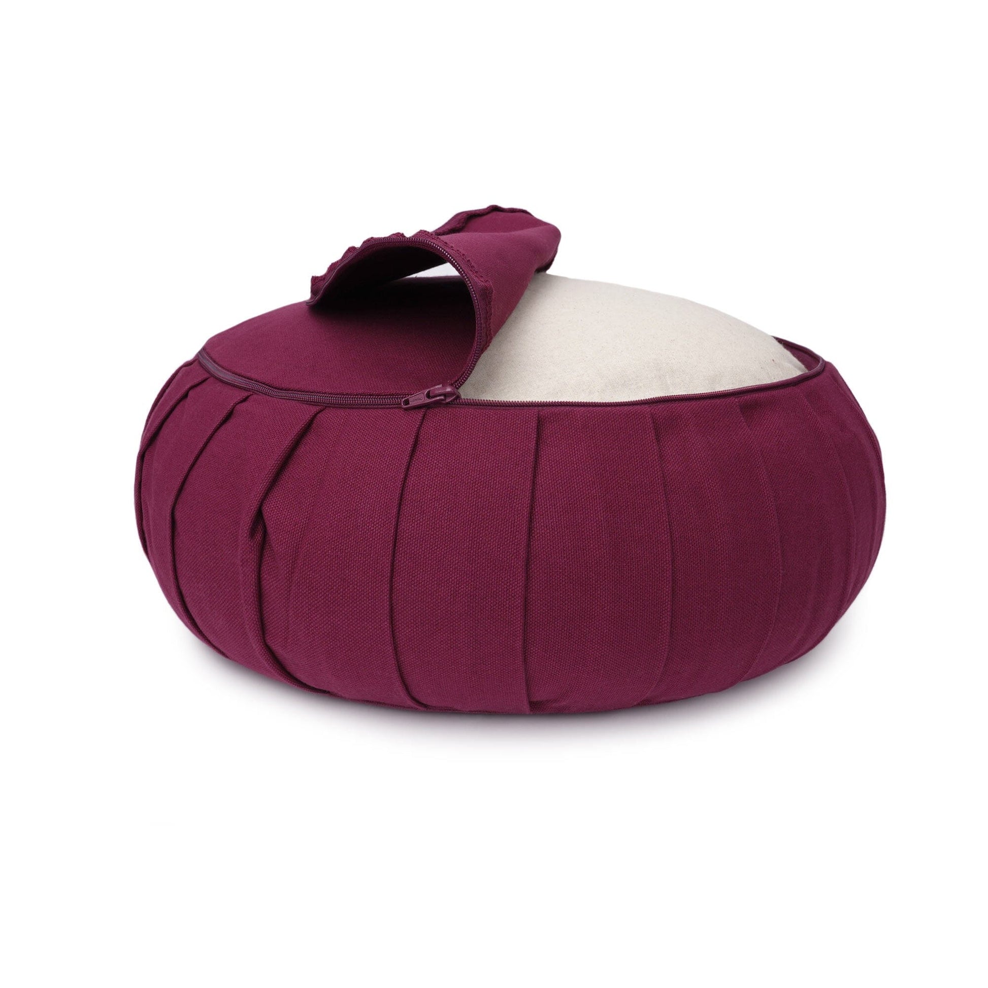 meditationskissen-yogakissen-zafu-basic-mit-zip-203767 - Flow of Passion