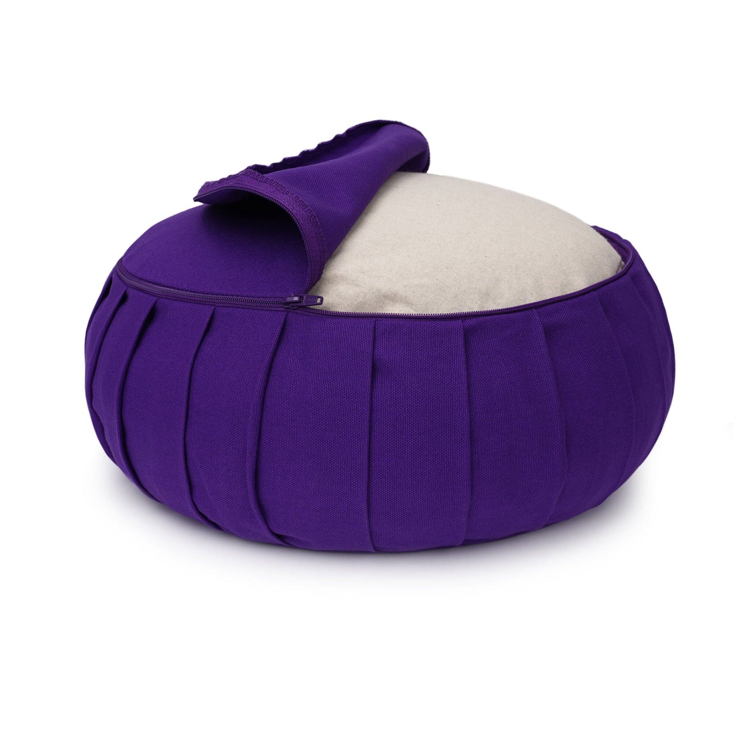 meditationskissen-yogakissen-zafu-basic-mit-zip-502355 - Flow of Passion