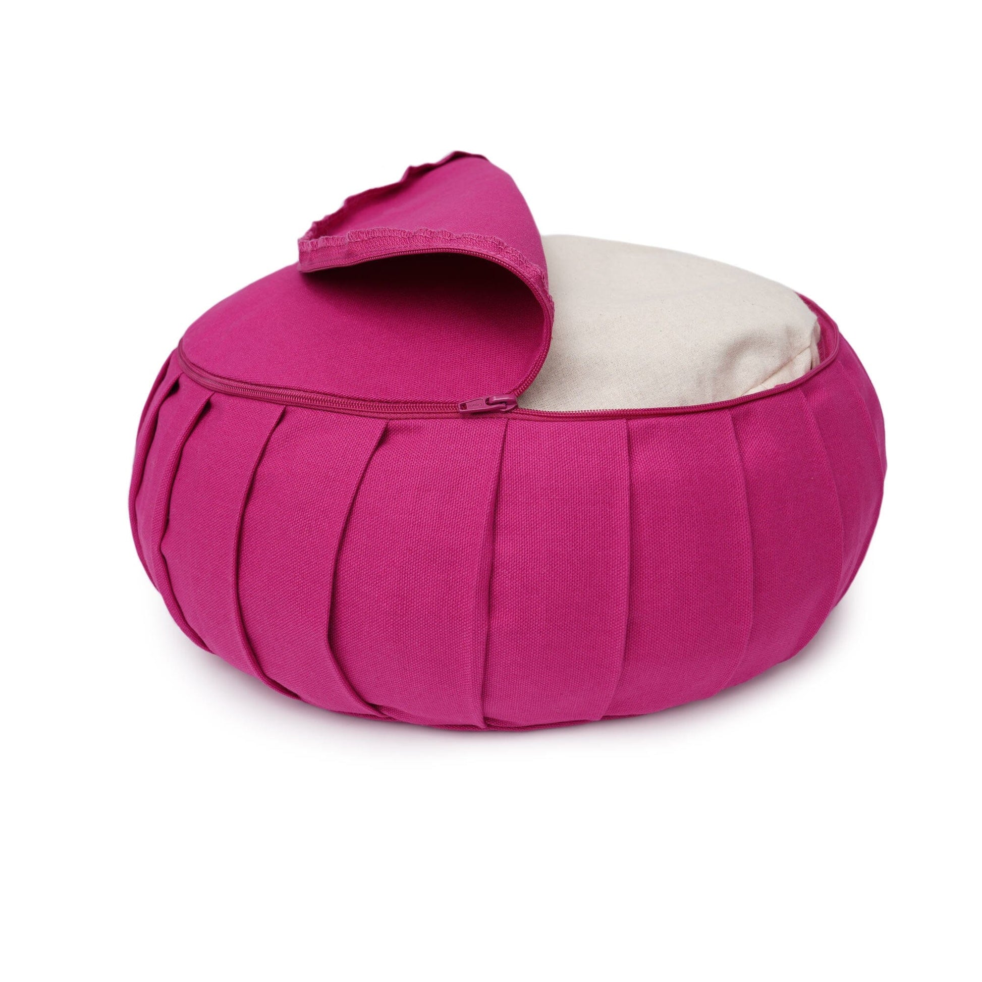 meditationskissen-yogakissen-zafu-basic-mit-zip-970582 - Flow of Passion