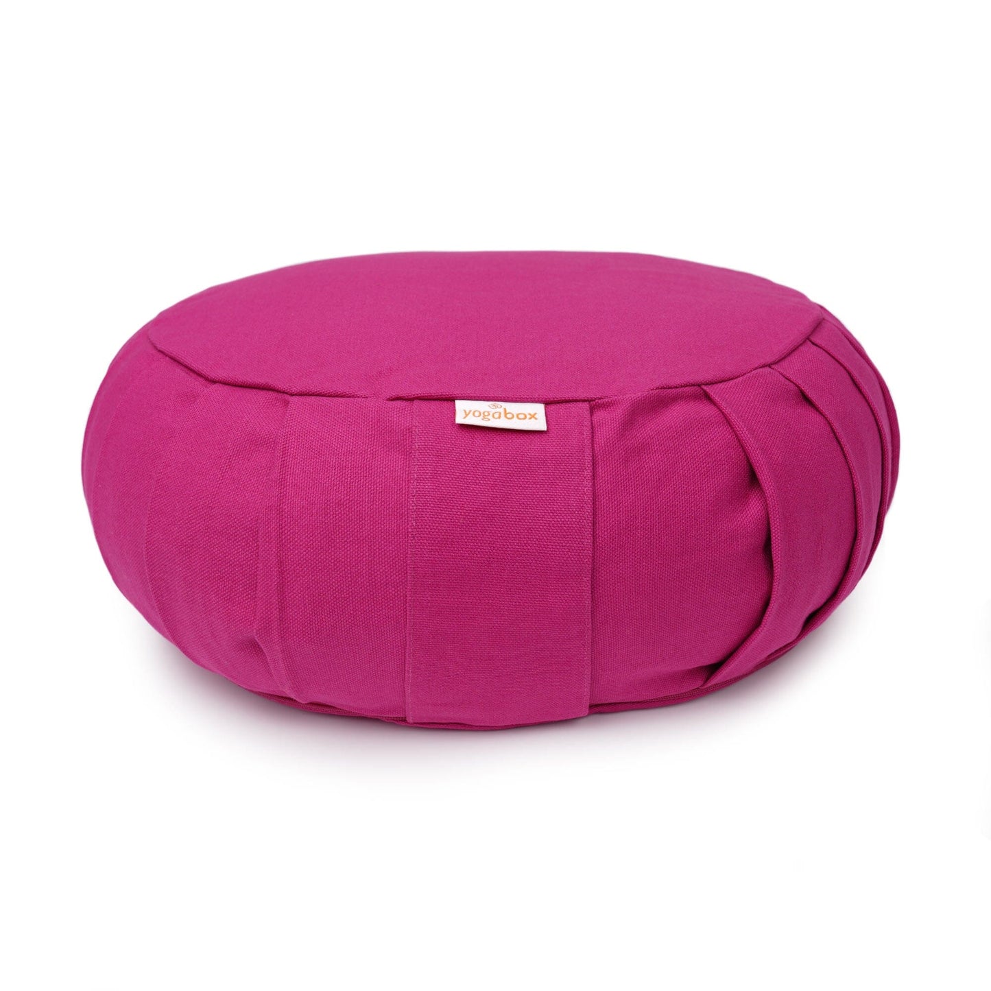 meditationskissen-yogakissen-zafu-basic-mit-zip-magenta-buchweizenschalen-31-x-31-x-15-cm-820791 - Flow of Passion