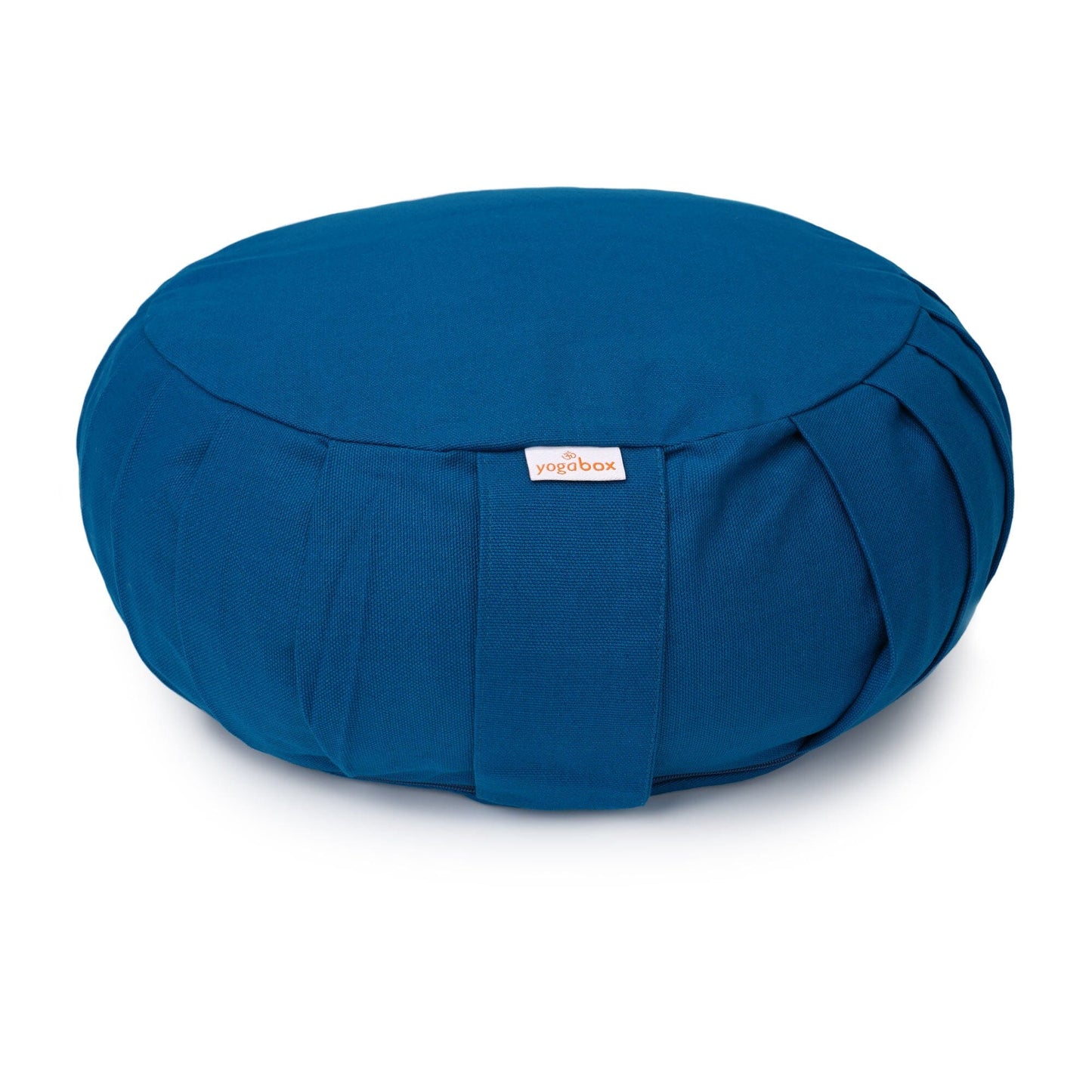 meditationskissen-yogakissen-zafu-basic-mit-zip-petrol-buchweizenschalen-31-x-31-x-15-cm-569880 - Flow of Passion