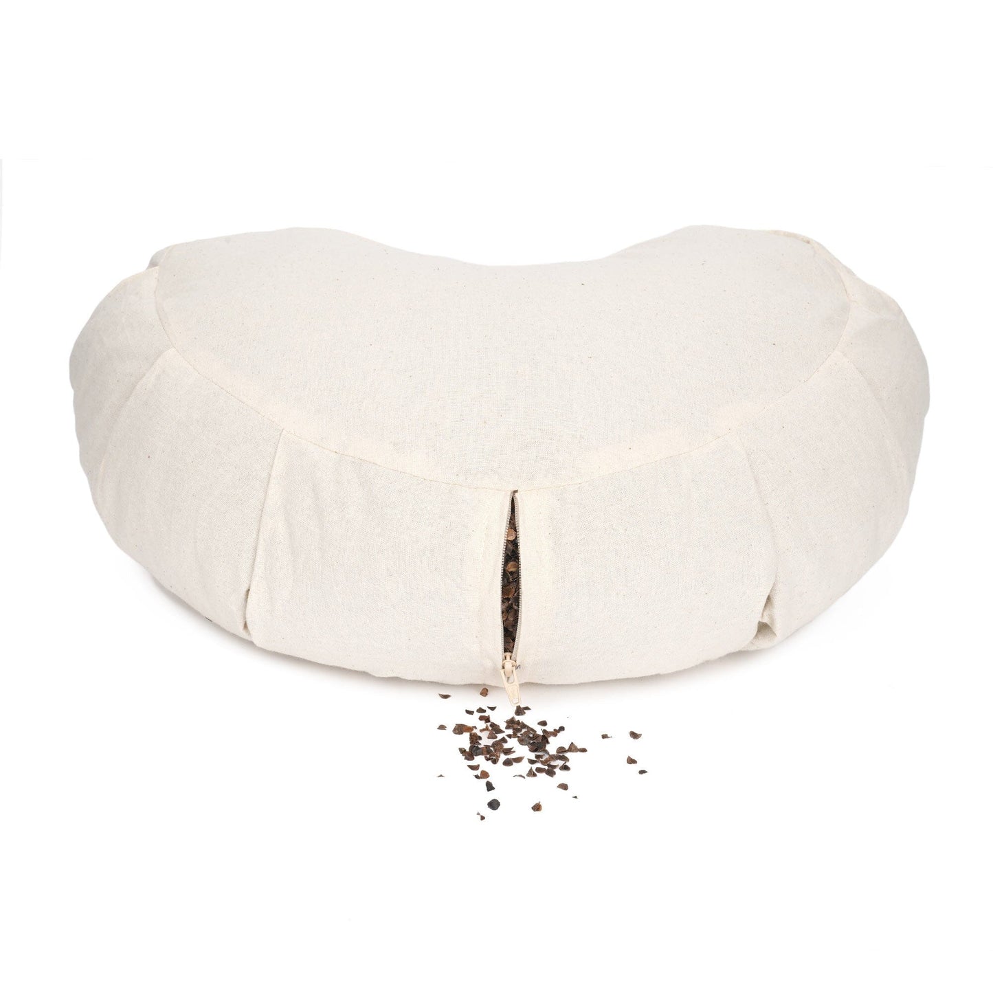 meditationskissen-zafu-zen-halbmond-basic-mit-zip-244279 - Flow of Passion