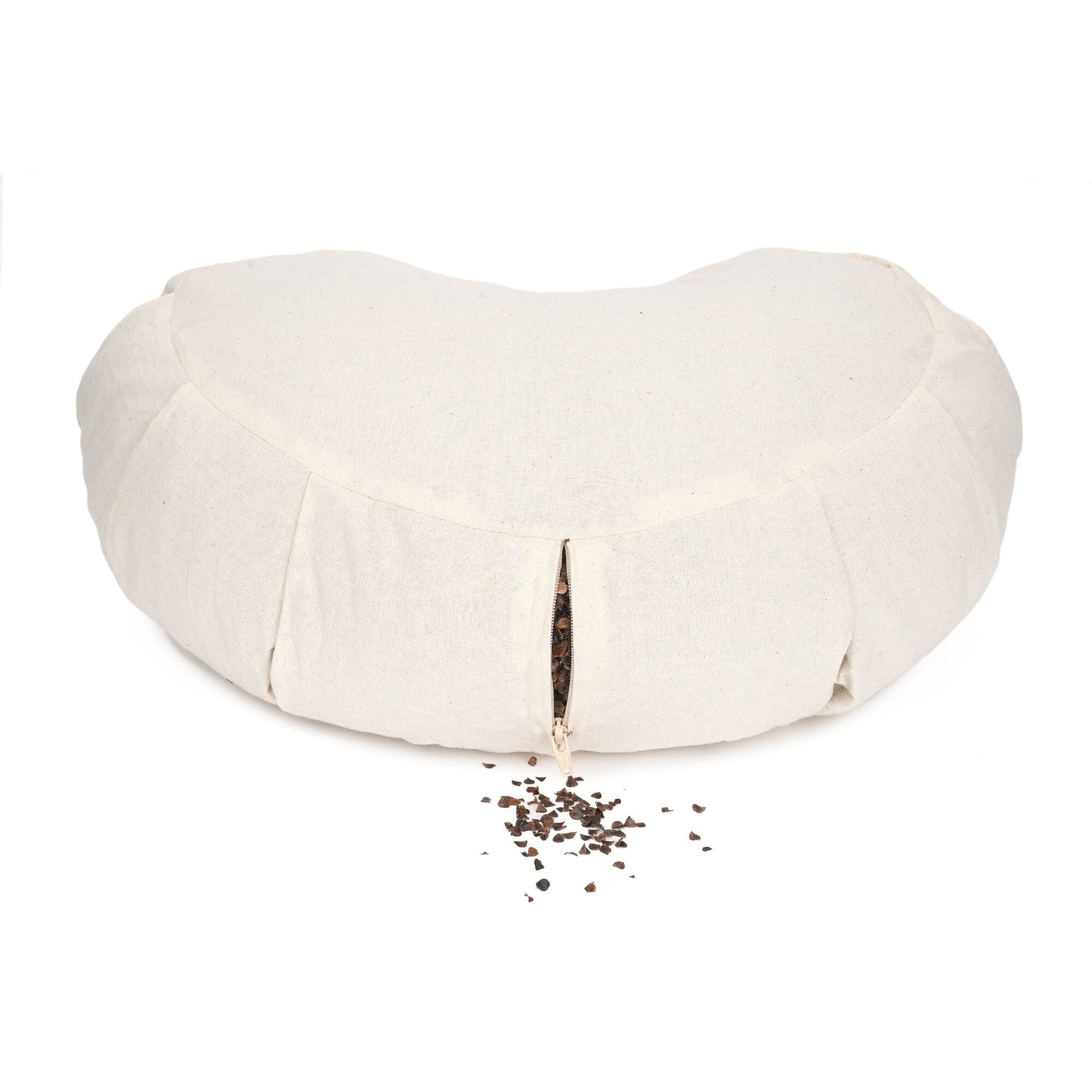 meditationskissen-zafu-zen-halbmond-basic-mit-zip-244279 - Flow of Passion