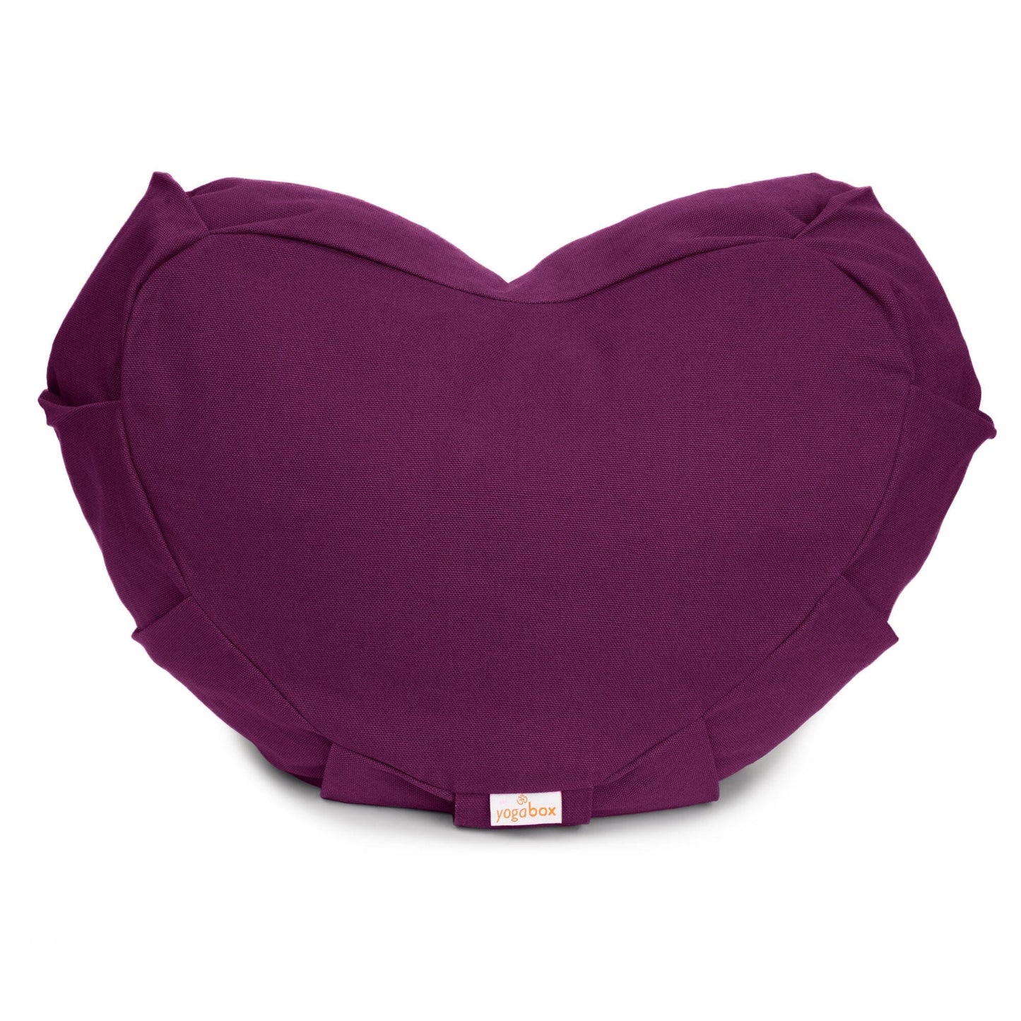 meditationskissen-zafu-zen-halbmond-basic-mit-zip-aubergine-buchweizenschalen-42-x-42-x-15-cm-652187 - Flow of Passion