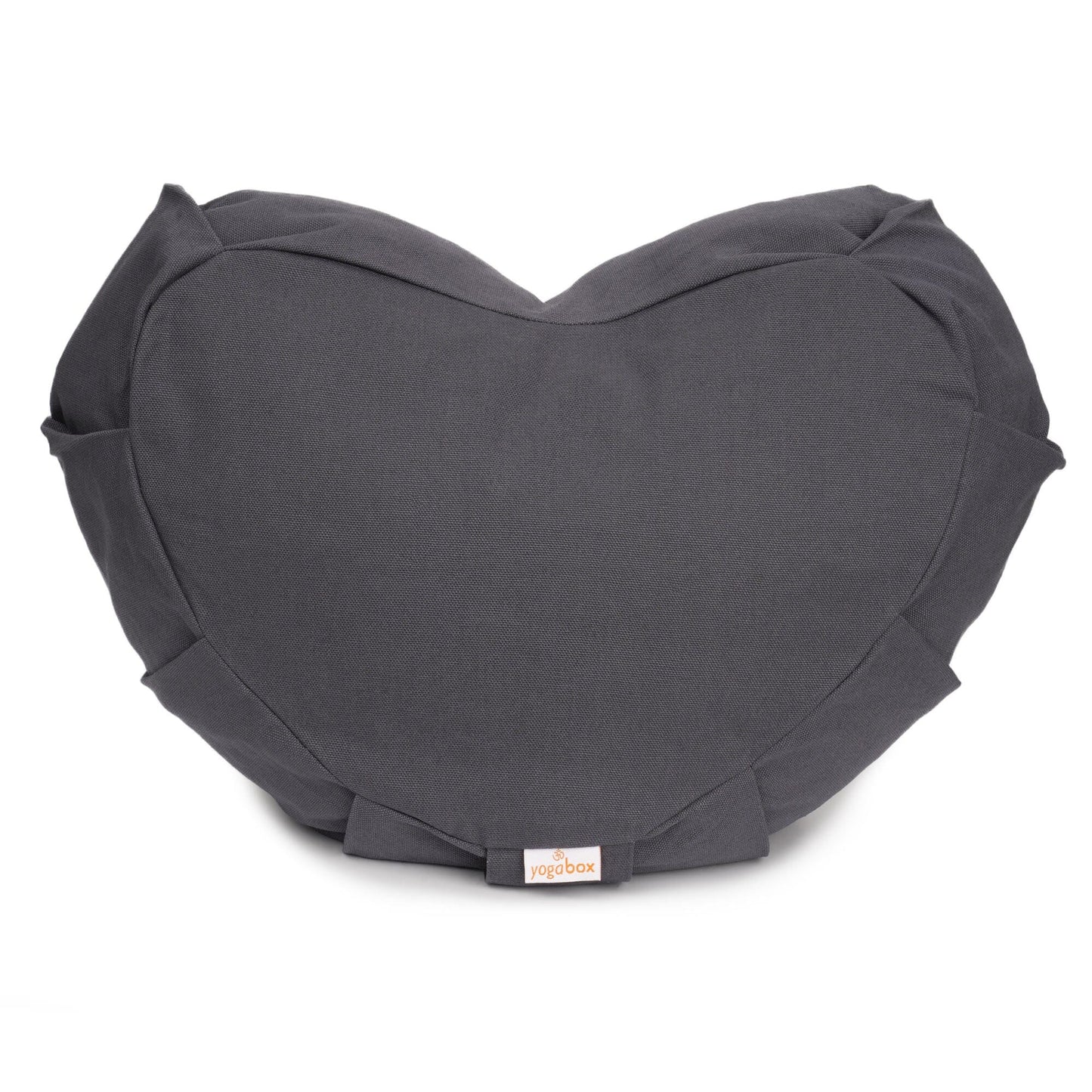 meditationskissen-zafu-zen-halbmond-basic-mit-zip-grau-buchweizenschalen-42-x-42-x-15-cm-212257 - Flow of Passion