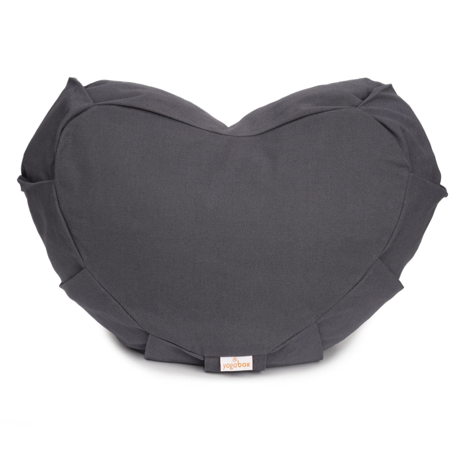 meditationskissen-zafu-zen-halbmond-basic-mit-zip-grau-buchweizenschalen-42-x-42-x-15-cm-212257 - Flow of Passion