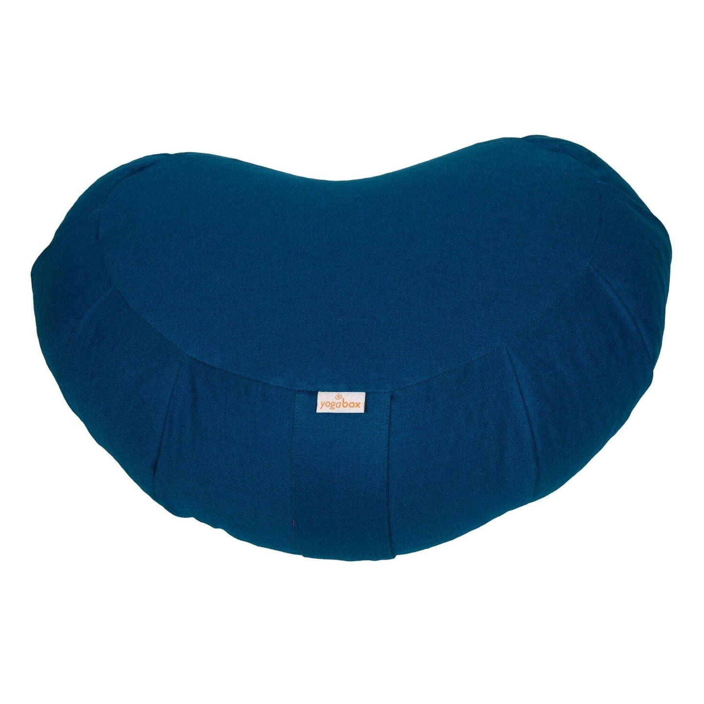meditationskissen-zafu-zen-halbmond-basic-mit-zip-petrol-buchweizenschalen-42-x-42-x-15-cm-184333 - Flow of Passion