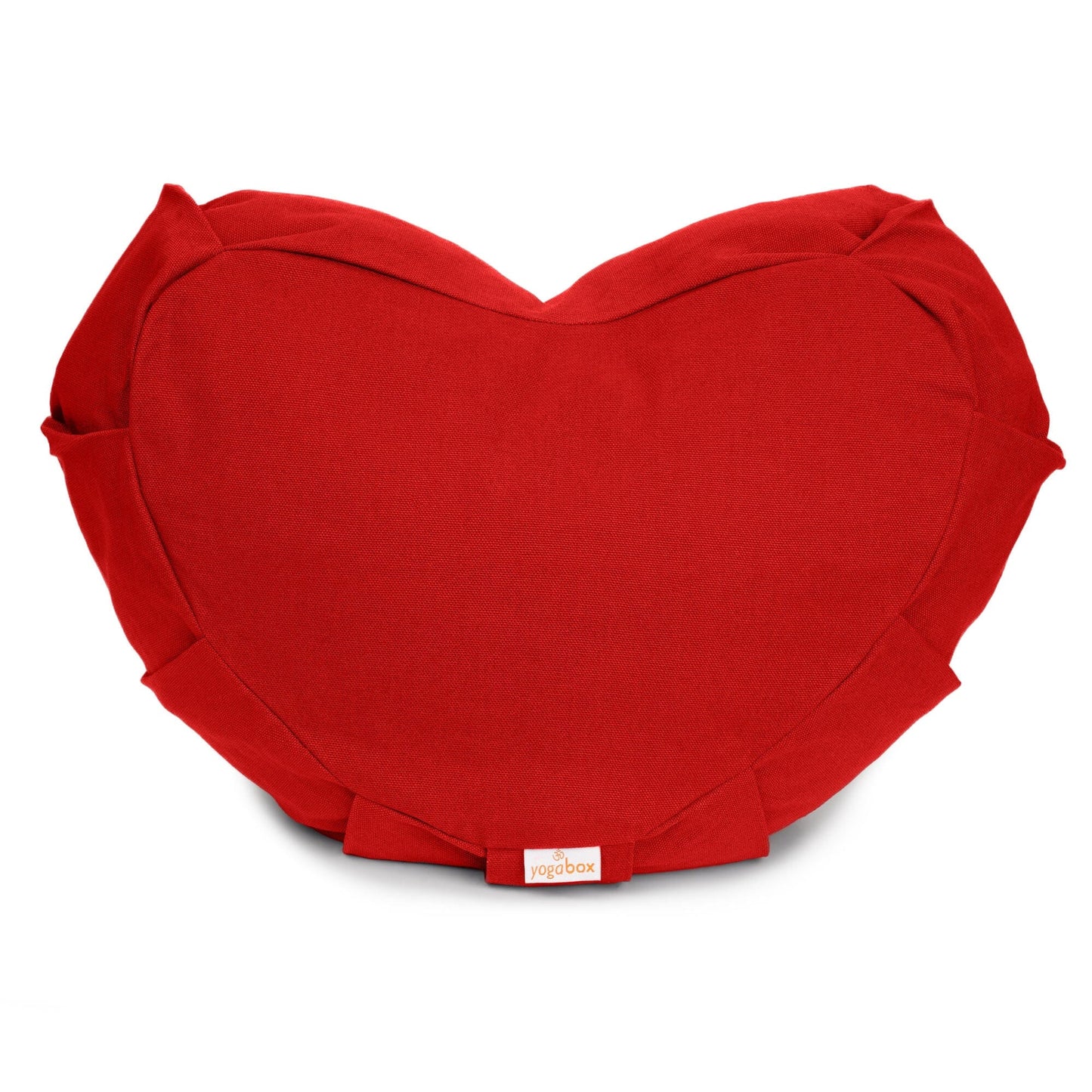 meditationskissen-zafu-zen-halbmond-basic-mit-zip-rot-buchweizenschalen-42-x-42-x-15-cm-882261 - Flow of Passion