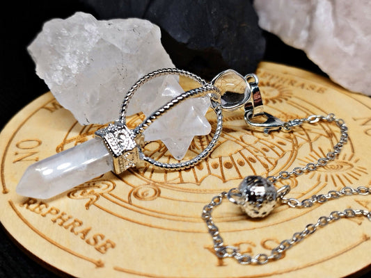 Merkaba - Pendel aus Bergkristall - Flow of Passion