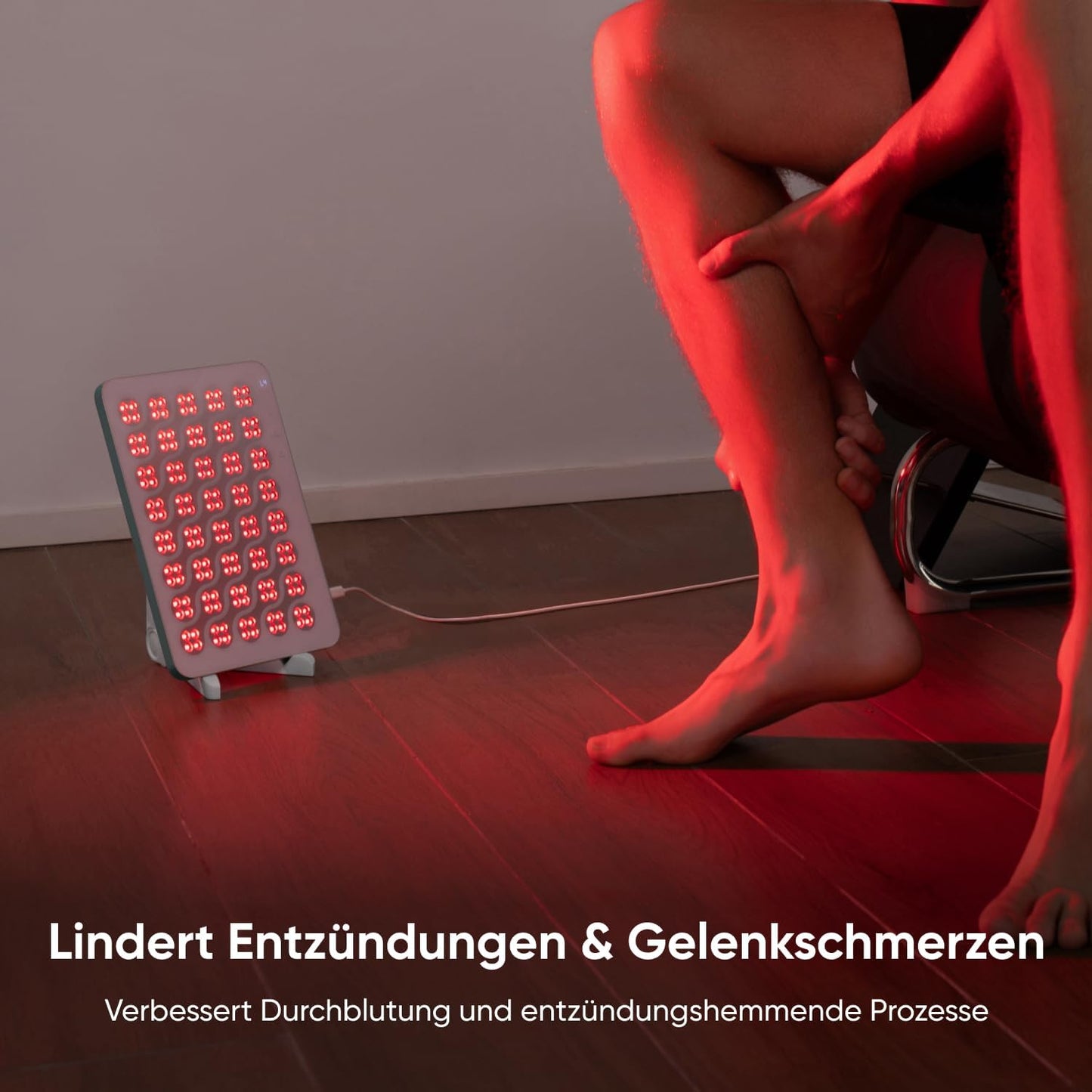 Nanoleaf Rotlichttherapie-Panel mit Rot- und Nahinfrarotlicht.