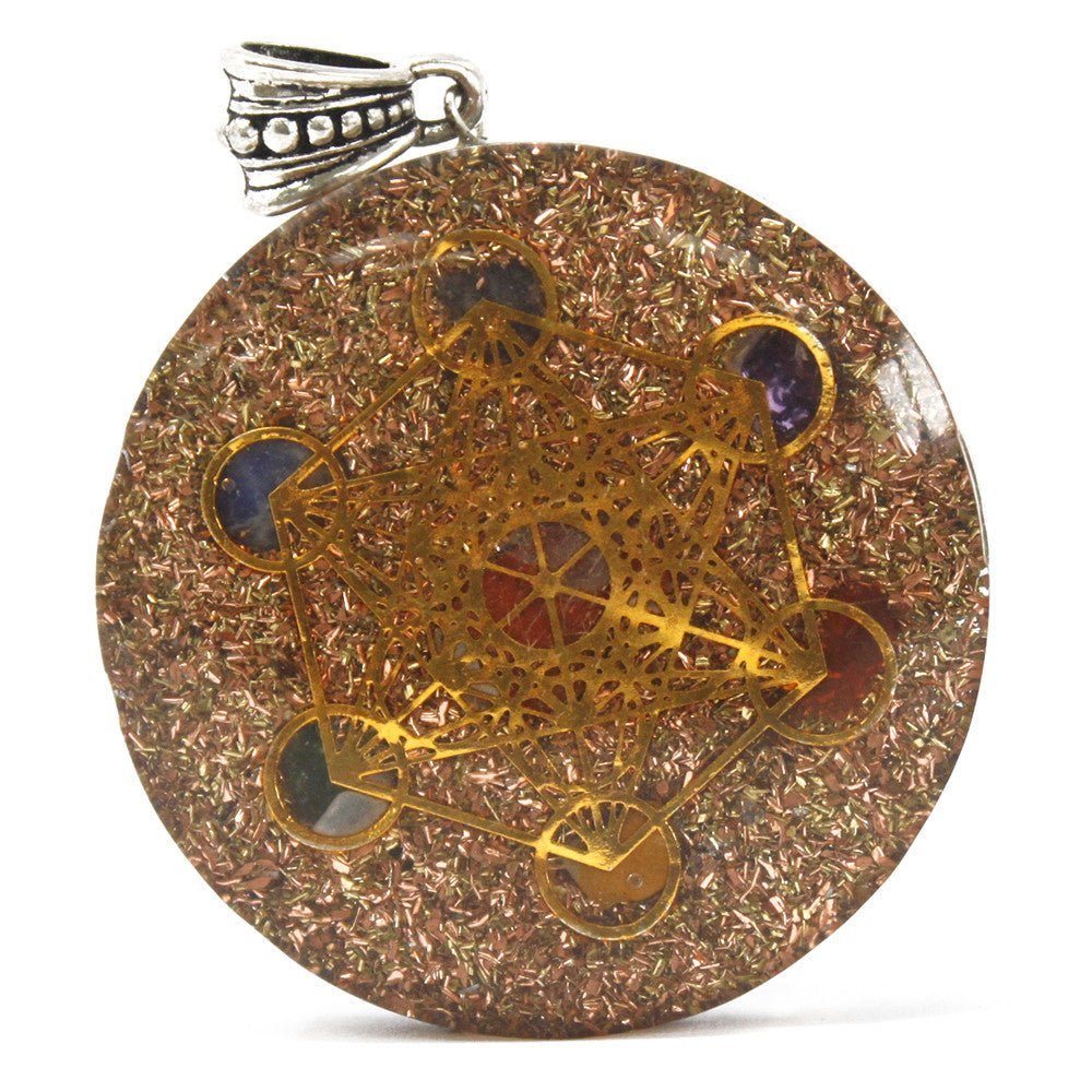 Orgonit - Anhänger „Metatron“ Handgefertigter Energie - Schmuck 5cm - Flow of PassionOrgonit