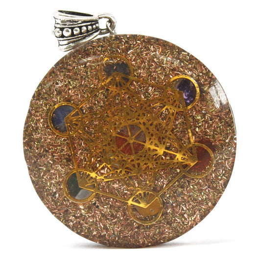 Orgonit - Anhänger „Metatron“ Handgefertigter Energie - Schmuck 5cm - Flow of PassionOrgonit