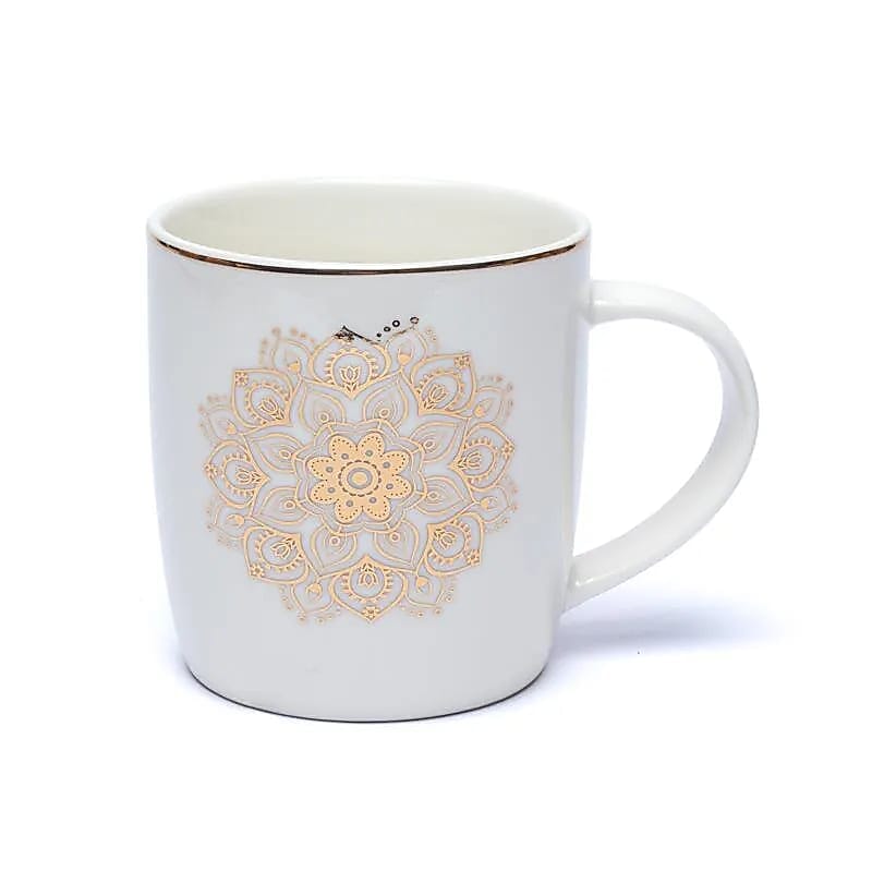 teetasse-04-l-mandala-weiss-gold-887284 - Flow of Passion